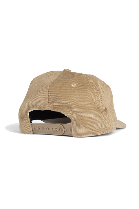 Salty Crew Chaser Cord 5 Panel Hat - Straw-Back