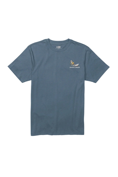 Salty Crew Down Time SS Tee - Slate- Front