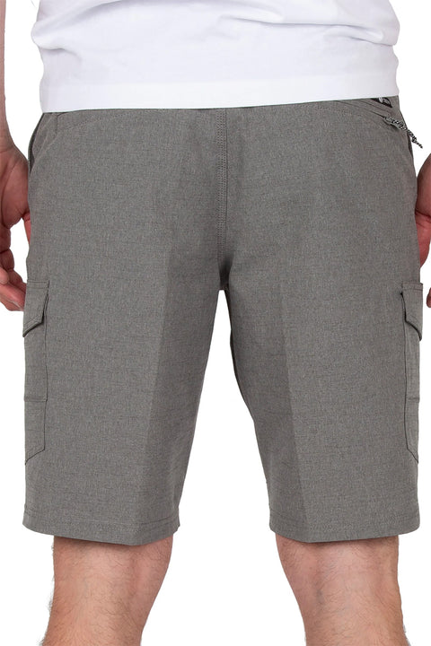 Salty Crew Drifter 2 Cargo Hybrid Walkshort - Gray - Back