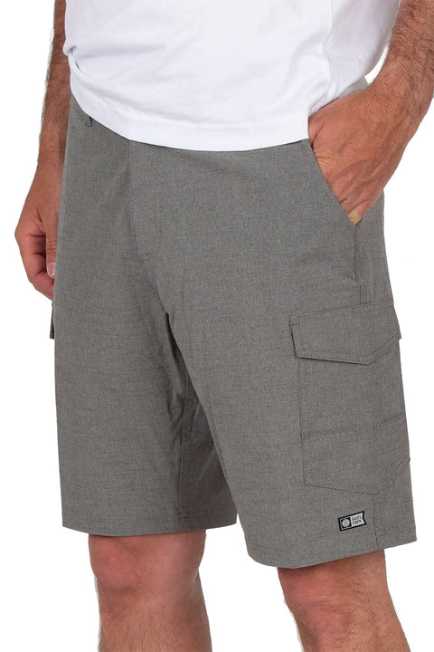 Salty Crew Drifter 2 Cargo Hybrid Walkshort - Gray - Side