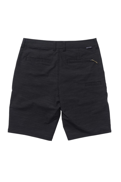 Salty Crew Drifter 21" Triblend Hybrid Cargo Short - Charcoal - Back