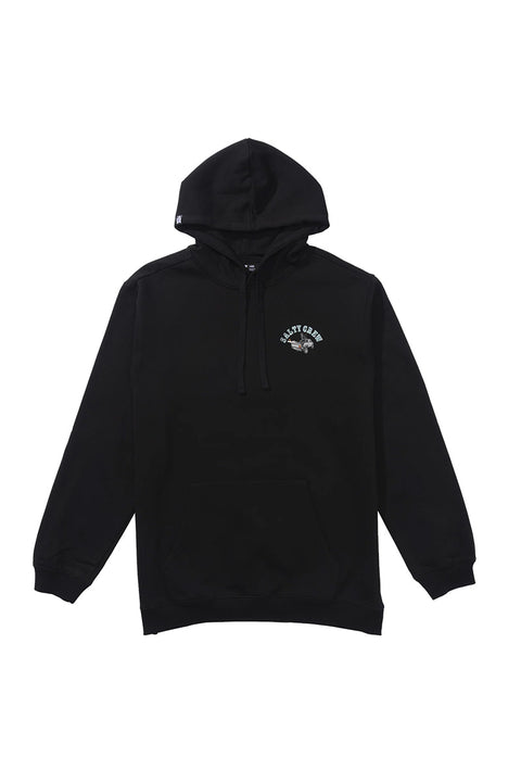 Salty Crew Lifted Fleece Hoodie - Black - Front
