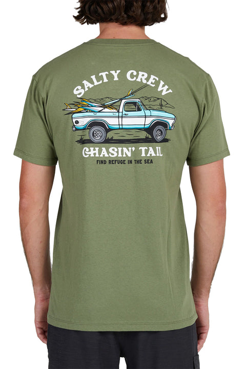 Salty Crew Off Road Premium S/S Tee - Sage