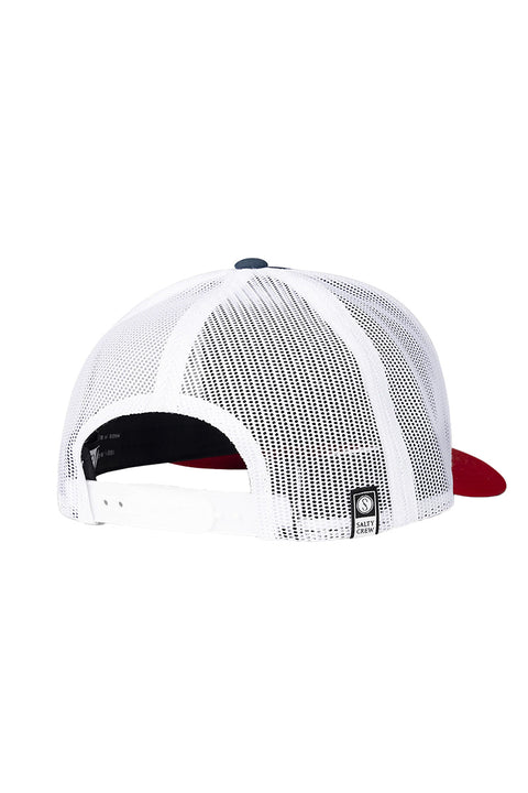 Salty Crew Sealine Retro Trucker Hat - Navy / Red - Back