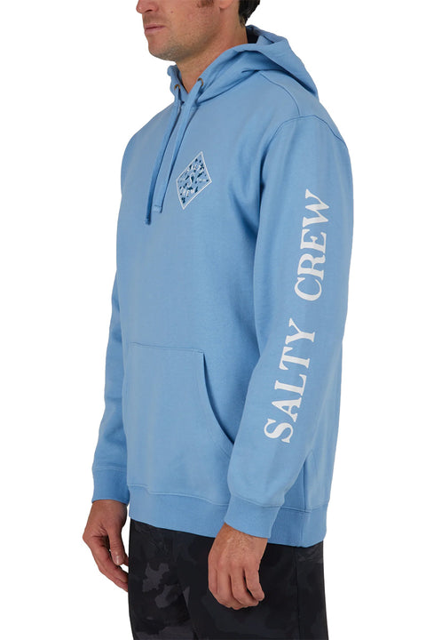 Salty Crew Tippet Tropics Hooded Fleece - Marine Blue - Side