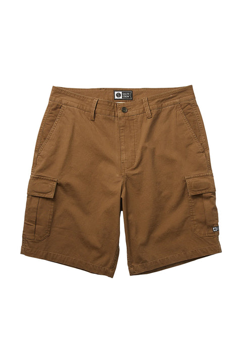 Salty Crew Trooper Ripstop Cargo Short - Coffee- Front