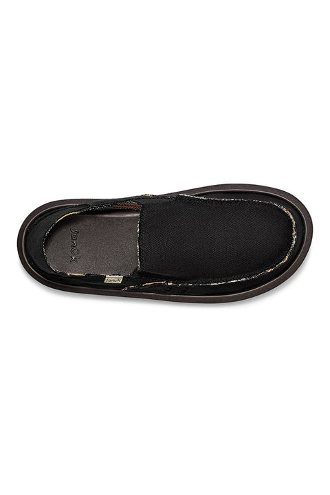 Sanuk Donny Hemp 2 Tone - Black - Top