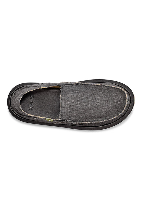 Sanuk Donny Shoe - Charcoal - Top
