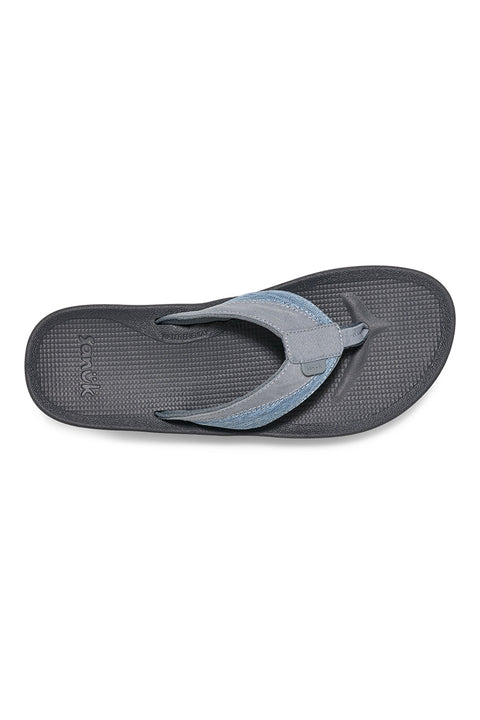 Sanuk Men's Cosmic Seas Mesh Sandals - Stone Blue - Top