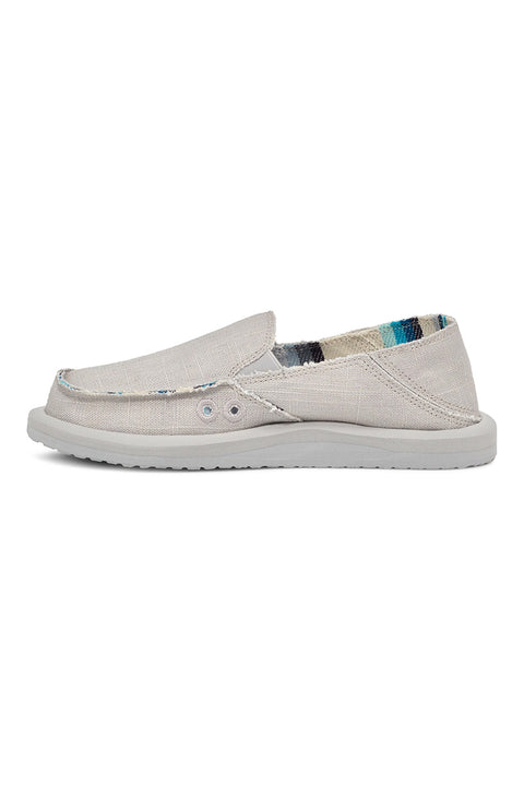 Sanuk Women's Donny Hemp - Grey - Inisde