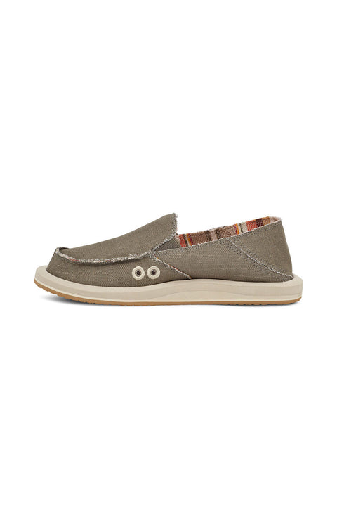 Sanuk Women's Donna Hemp - Smokey Olive - Inside