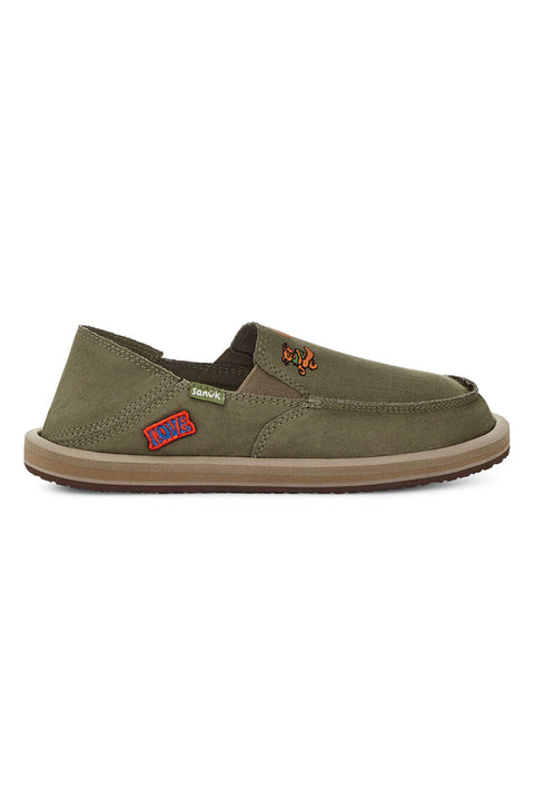 Sanuk Youth Sidewalk Surfers X Grateful Dead - Olive