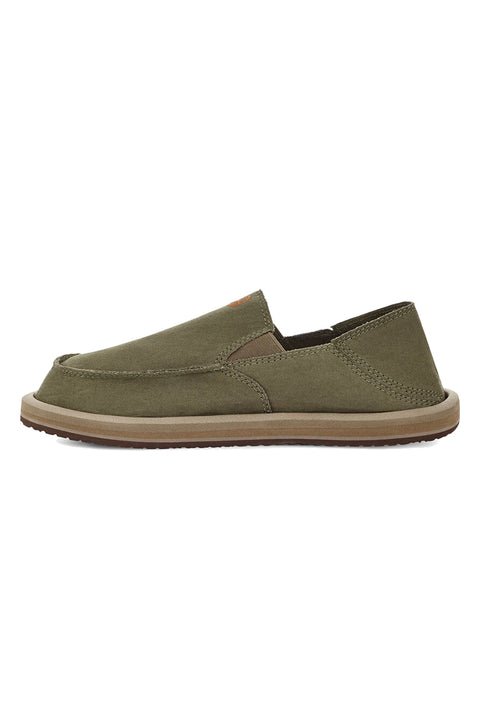 Sanuk Youth Sidewalk Surfers X Grateful Dead - Olive - Left View