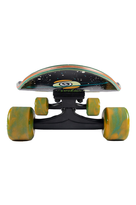 Sector 9 Chop Hop Charge Complete Skateboard- View of front of board on the ground
