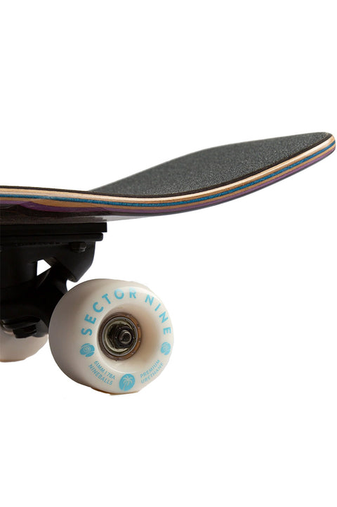 Sector 9 Fat Wave Fossil Complete Skateboard- View of tail
