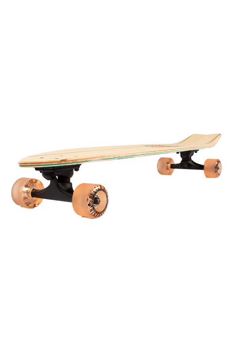 Sector 9 Snapper Hideout Complete Skateboard- Side view of board on the ground