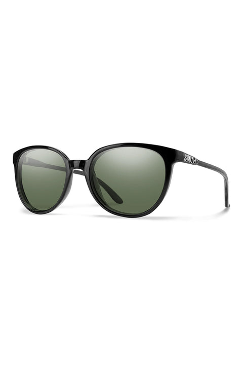 Smith Cheetah Sunglasses - Black / ChromaPop Polarized Gray Green- Front