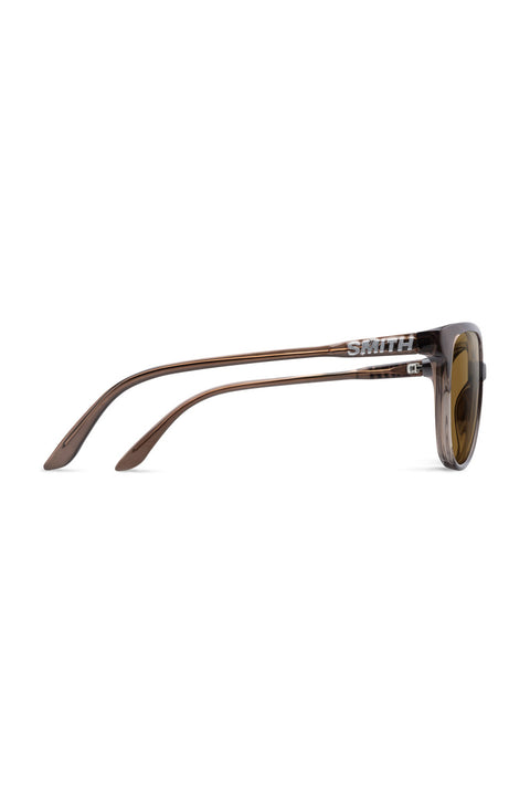 Smith Cheetah Sunglasses - Rosewood Crystal / ChromaPop Polarized Brown Lens- Side