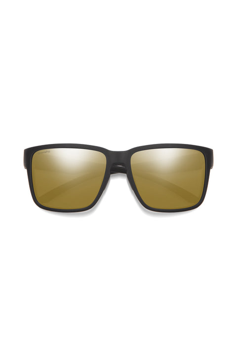 Smith Emerge Sunglasses - Matte Black / ChromaPop Polarized Bronze Mirror - Front