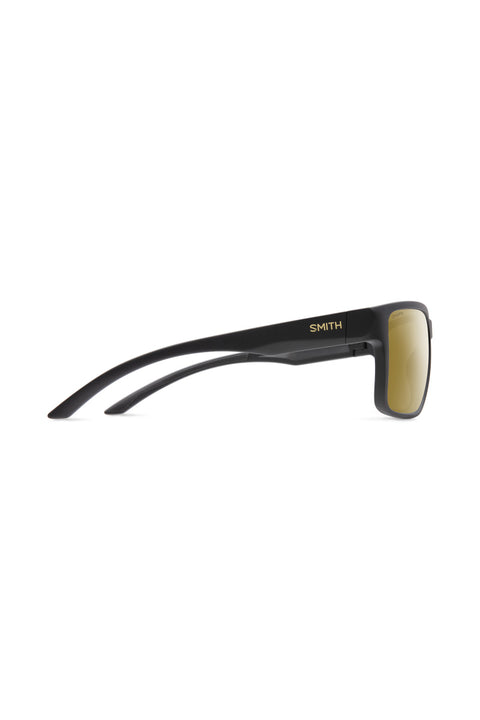 Smith Emerge Sunglasses - Matte Black / ChromaPop Polarized Bronze Mirror - Side