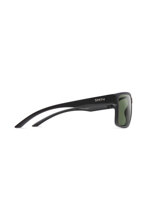 Smith Emerge Sunglasses - Matte Black / ChromaPop Polarized Gray Green - Side