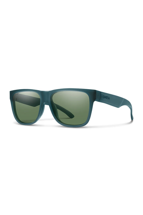 Smith Lowdown 2 Core Sunglasses - Matte Pacific Crystal / Polarized Gray Green- Front