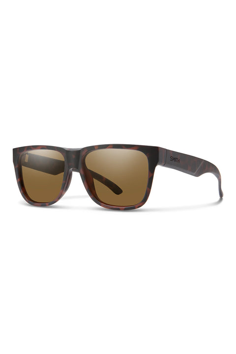 Smith Lowdown 2 Core Sunglasses - Matte Tortoise / Polarized Brown- Front