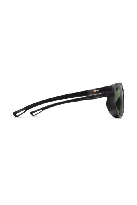 Smith Seeker Sunglasses - Matte Ash Tortoise / ChromaPop Polarized Gray Green- Side
