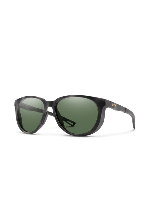 Smith Seeker Sunglasses - Matte Ash Tortoise / ChromaPop Polarized Gray Green-Front
