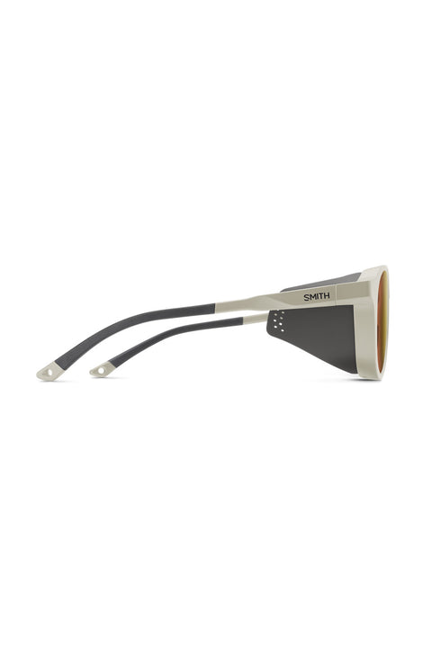 Smith Venture Sunglasses - Matte Bone / ChromaPop Glacier Photochromic Cooper Gold Mirror- Side
