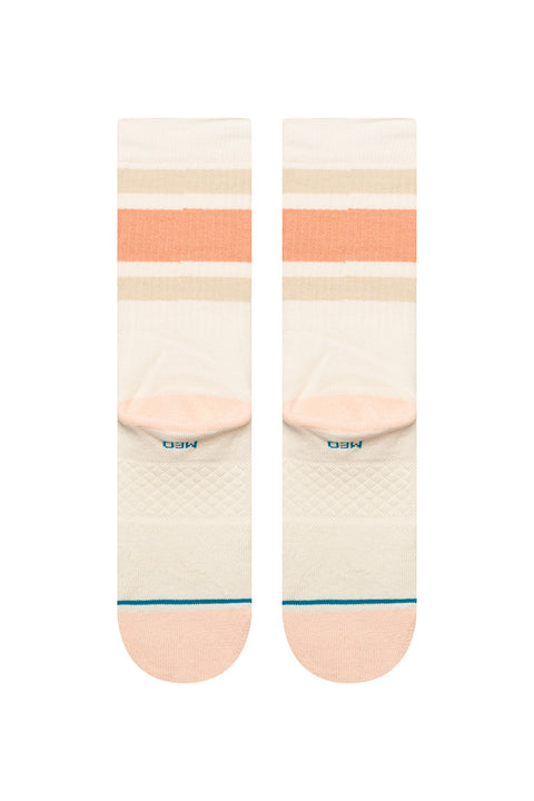 Stance Boyd Crew Sock - Peach- Bottom view