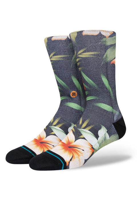Stance Cabana Crew Sock - Washed Black