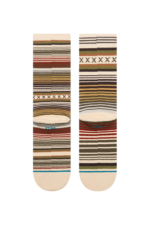 Stance Curren Crew Socks - Tan - Back