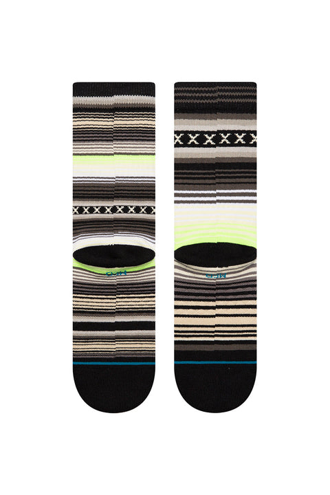 Stance Curren Crew Socks - Green- Bottom view