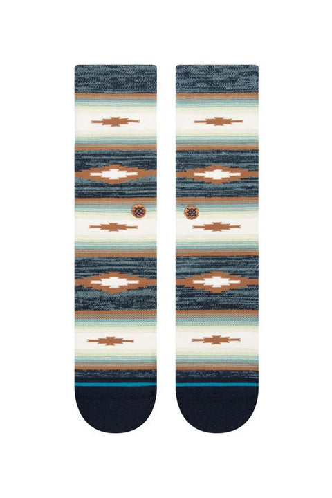 Stance Palama Crew Socks - Navy-Top
