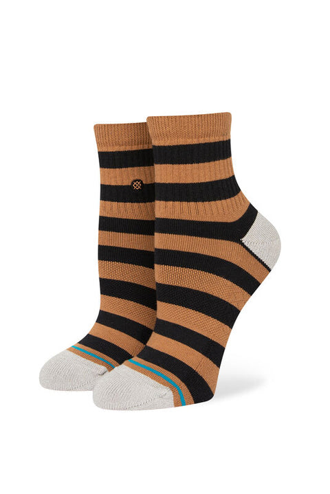 Stance Anything Quarter Socks - Black / Brown