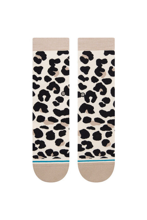 Stance Spot On Crew Socks - Leopard-Top