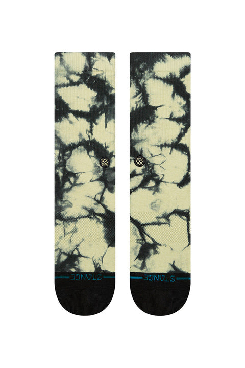 Stance Well Worn Socks - Green / Black- Front view