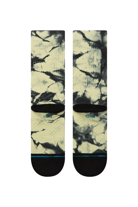 Stance Well Worn Socks - Green / Black- Bottom view