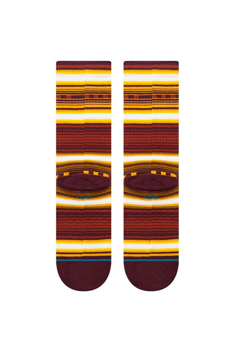 Stance Windy Pine Crew Sock - Rust - Back