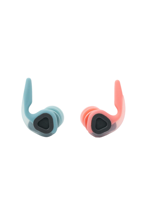 SurfEars 4.0 Ear Plugs - Coral / Sky- Front