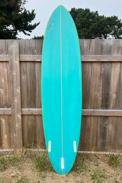 Used Bailey 8'0" Mid Length Surfboard - Bottom