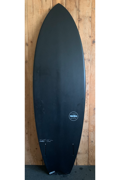 Used JS Industries 5'8" Black Baron Surfboard - Bottom