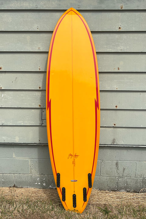 Used Gerry Lopez 6'8" Little Darlin' Surfboard - Bottom