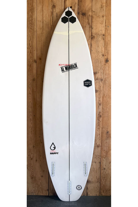 Used Channel Islands 6'0" Two Happy Shortboard Surfboard - Bottom