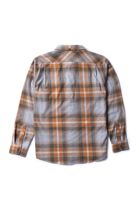 Vissla Central Coast Eco Flannel - Oxide- Back