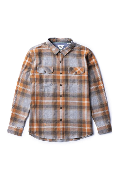 Vissla Central Coast Eco Flannel - Oxide- Front