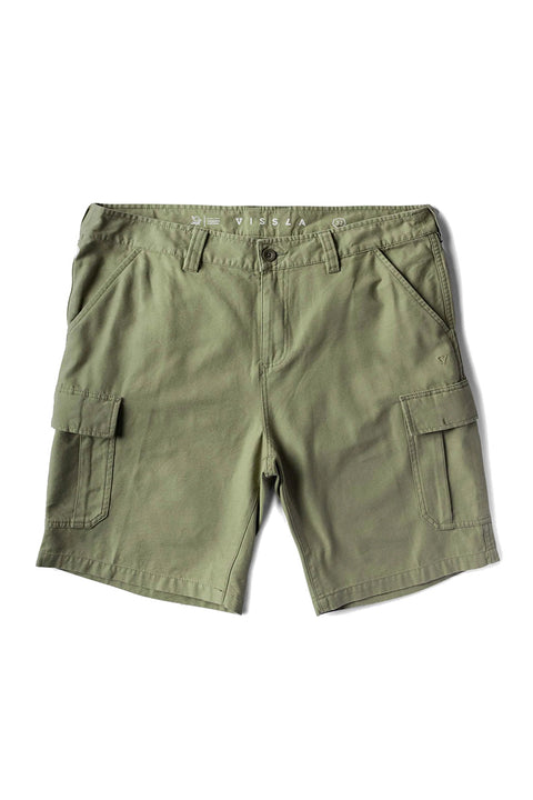 Vissla Country Cargo Twill 21" - Dark Olive- Front