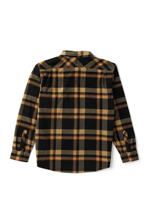 Vissla Eco-Zy Polar Flannel - Black- Back