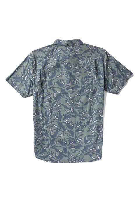 Vissla Floravision Eco SS Shirt - Light Sage- Back